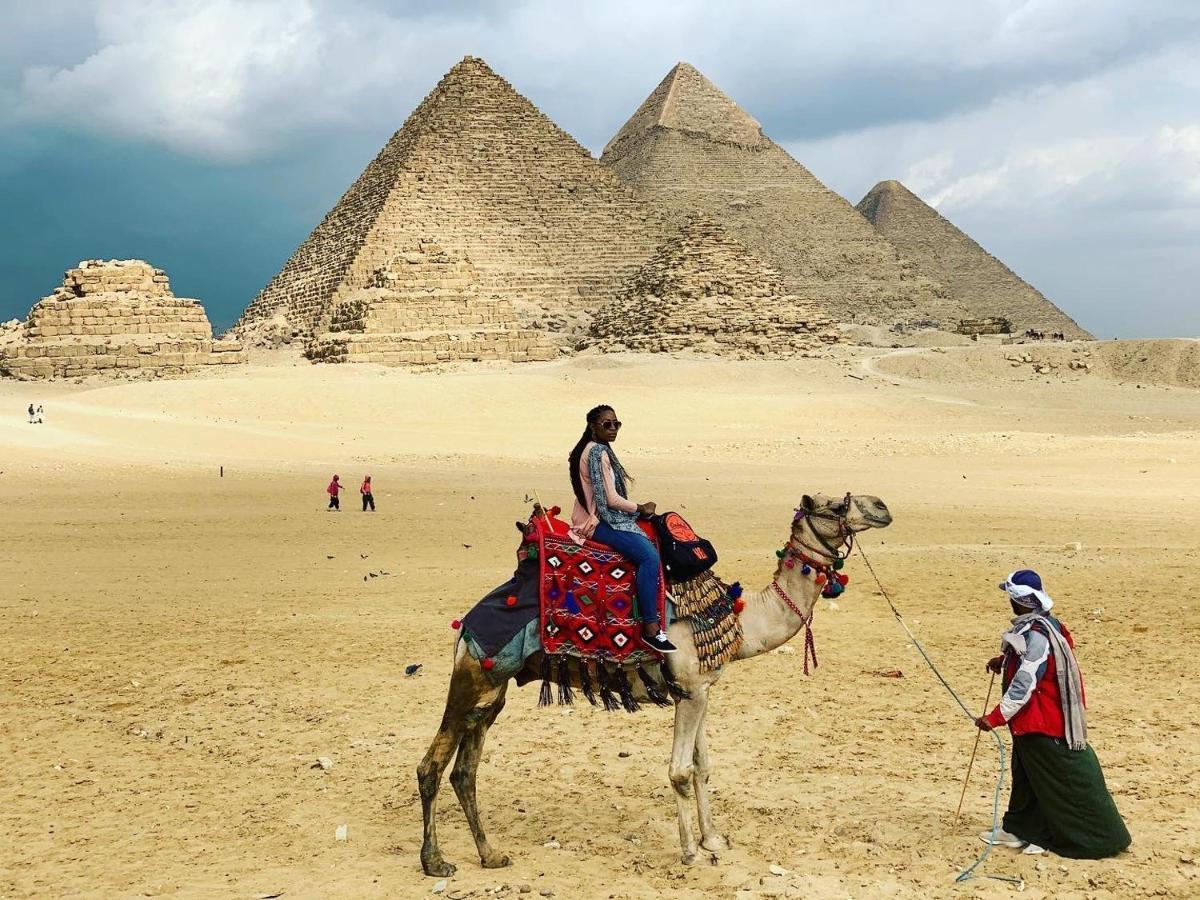 Draz Pyramids View Bed & Breakfast Kafret el-Gabal Esterno foto